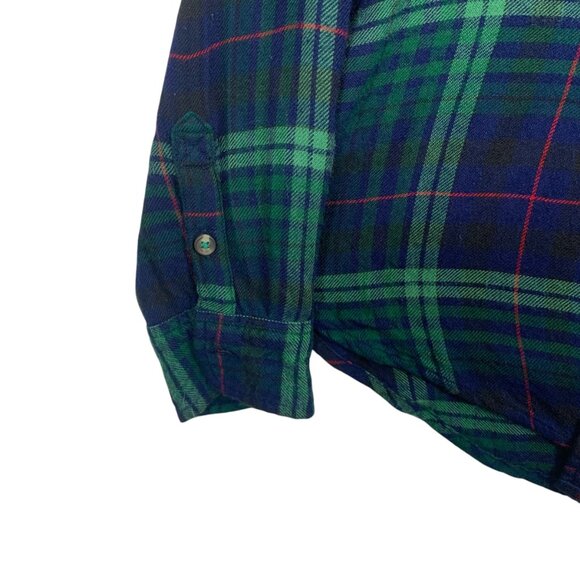 American Eagle Boyfriend Fit Women's plaid  Shirt Sz 100% Coton - Picture 12 of 16